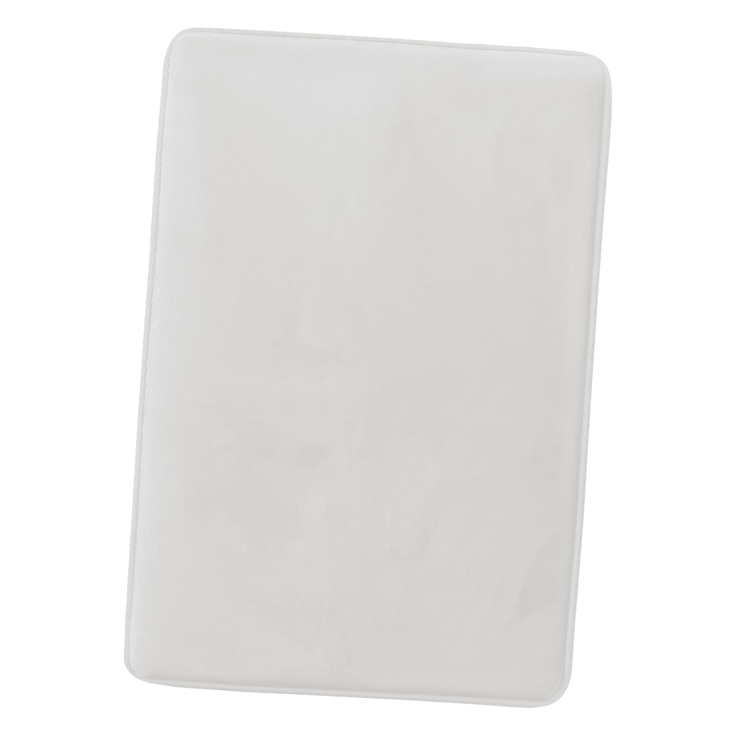 Clara Clark U-Shaped Contour Rug 24" x 19" - Memory Foam Bath Mat, Plush, Cozy, Ultra Soft, Non Slip, Perfect for U-Shaped Toilet Rug, Rugs for Bathroom, Machine Washable, Quick Dry - Blue Heaven