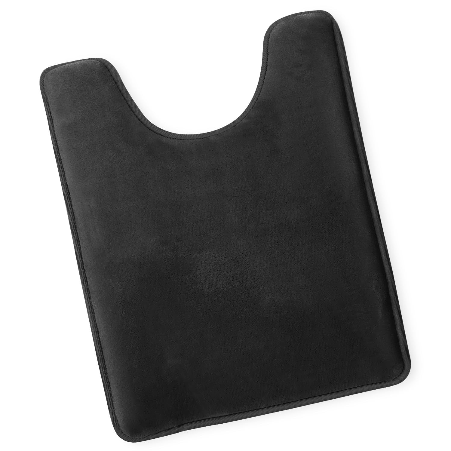 Nestl 1 Contour Bath Rug, Absorbent Memory Foam Bath Mat Bathroom Rug, Gray, 24"x20"