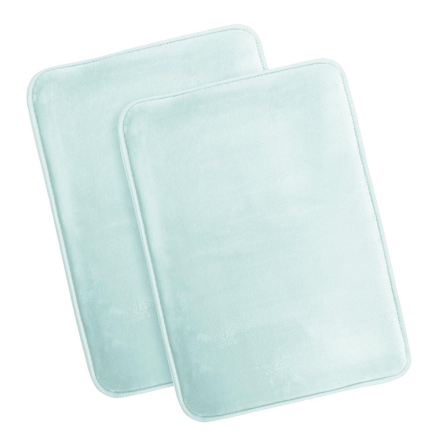 Nestl 1 Contour Bath Rug, Absorbent Memory Foam Bath Mat Bathroom Rug, Gray, 24"x20"