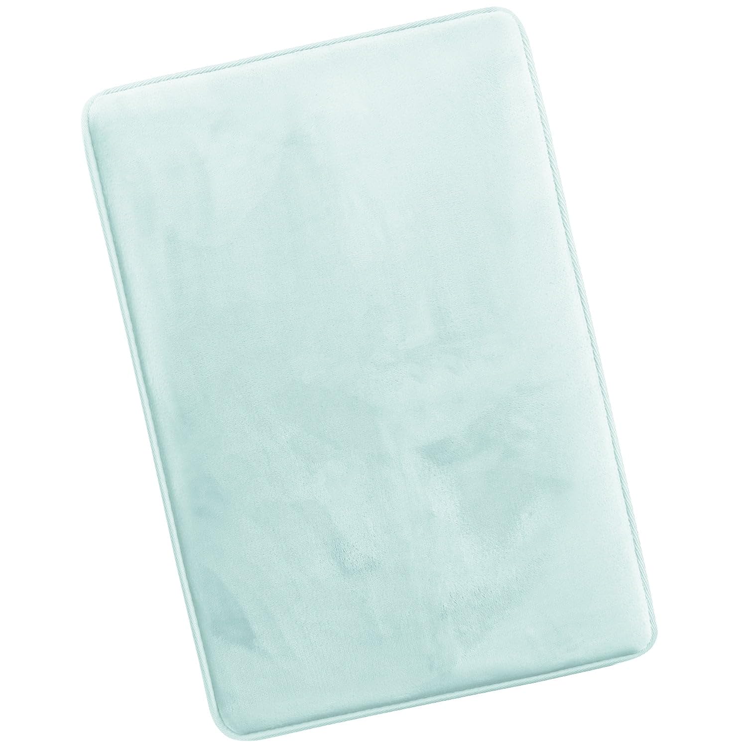 Nestl 1 Contour Bath Rug, Absorbent Memory Foam Bath Mat Bathroom Rug, Gray, 24"x20"