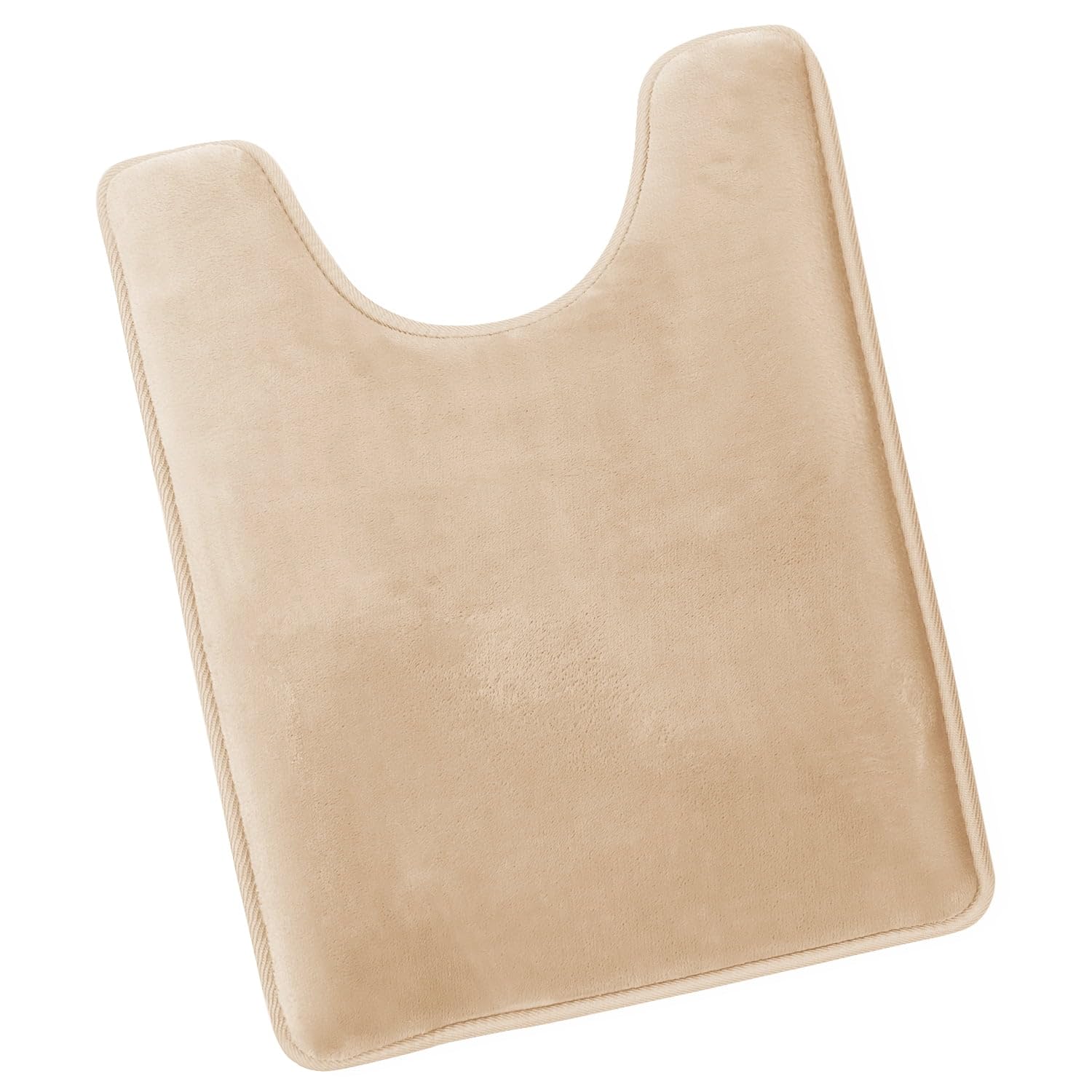 Nestl 1 Contour Bath Rug, Absorbent Memory Foam Bath Mat Bathroom Rug, Gray, 24"x20"