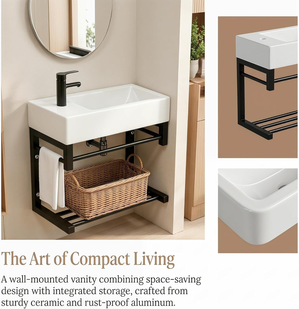 20-inch washbasin, wash sink, ultra-narrow corner, wall-mounted washbasin, wall-mounted, small size, small apartment, mini narrow edge