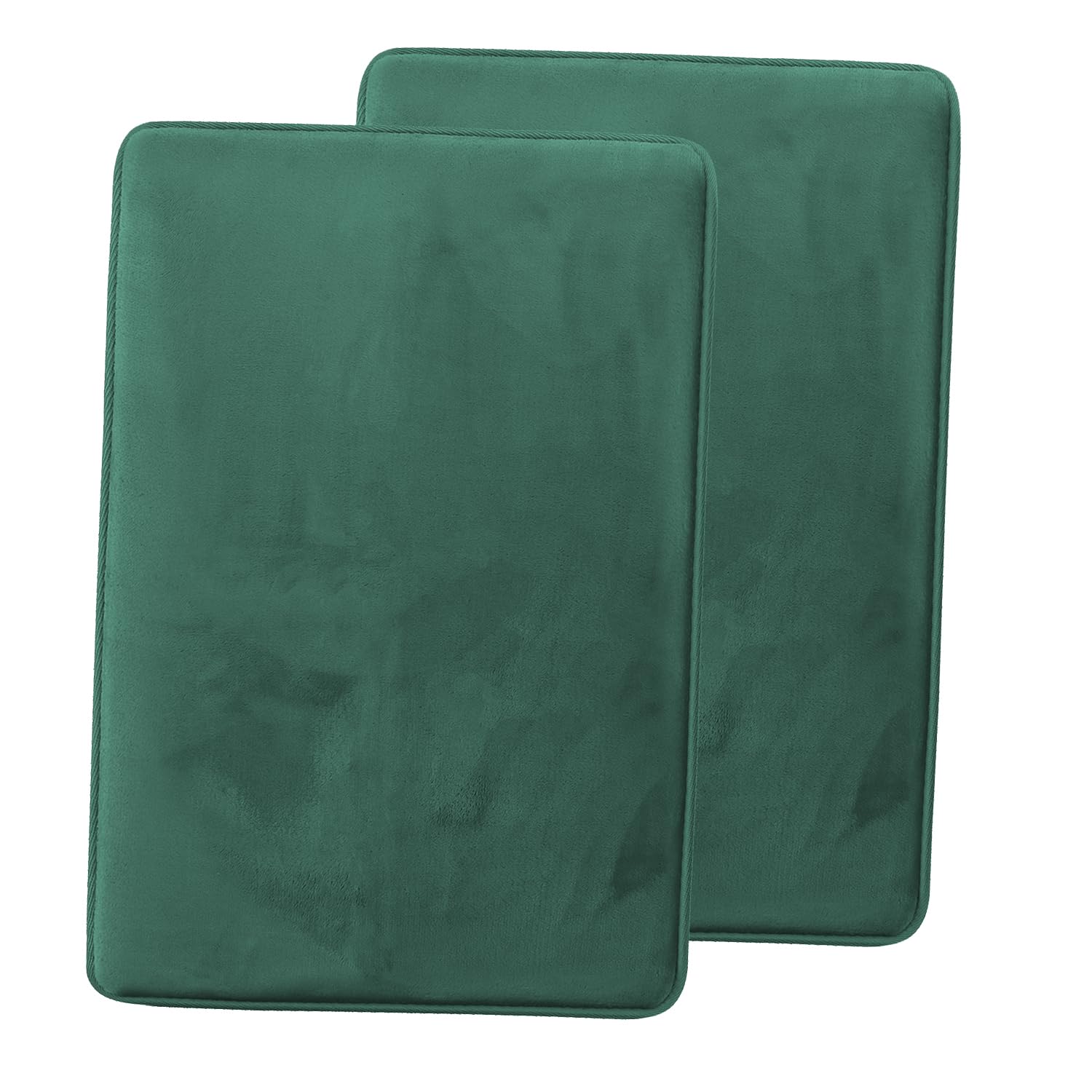 Clara Clark U-Shaped Contour Rug 24" x 19" - Memory Foam Bath Mat, Plush, Cozy, Ultra Soft, Non Slip, Perfect for U-Shaped Toilet Rug, Rugs for Bathroom, Machine Washable, Quick Dry - Blue Heaven